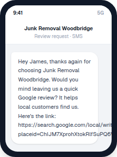 Review request tools in Local SEO Express